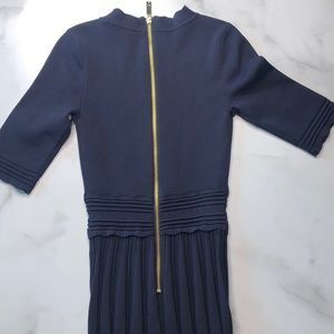 dorlean scallop trim skater dress